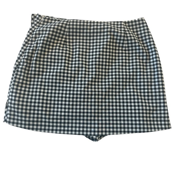 Forever 21 Y2K Gingham Plaid Ruffle Mini Skort - Picture 7 of 9